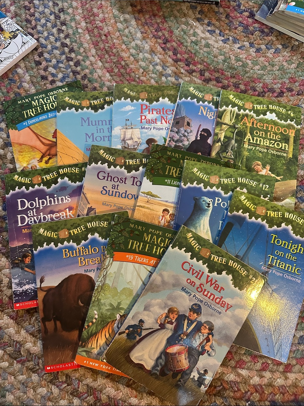 Magic Tree House 13 Book Lot Mary Pope Osborne from #1-21 Chapter Books